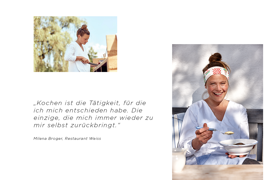 Milena Broger vom Restaurant Weiss in Vorarlberg