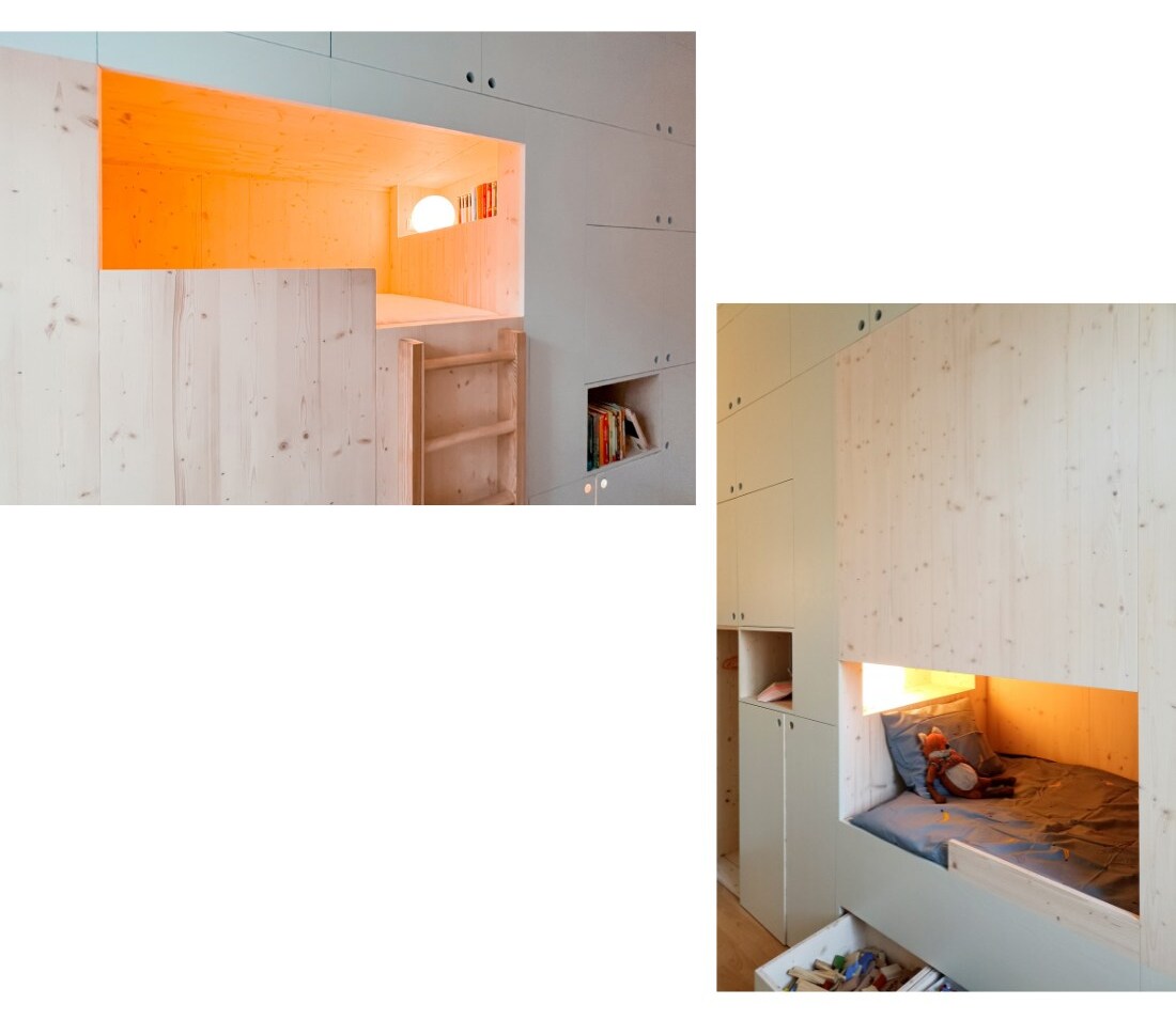 Kubatur Kinderzimmer Lösungen Foto: Kubatur