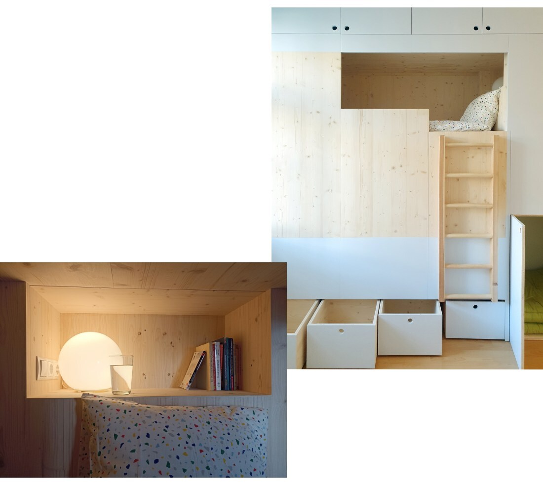 Kubatur Kinderzimmer Lösungen Agathe Descamps Foto: Kubatur